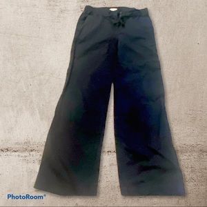 Women’s cargo wide leg style stretch blue pants